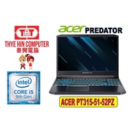 ACER PT315-51-52PZ PREDATOR TRITON 300 15.6" FHD IPS 144HZ (CORE I5-9300H,4GB DDR4,512GB SSD,NVIDIA 