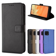 Suitable for Sharp Sense6 Phone Case SHG05 Flip Leather Case Zero6 Diamond Pattern Card Lanyard Sens