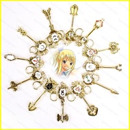 MG1 FAIRY TAIL Keychain Anime Zodiac Spirit Keyring Aquarius Capricorn Virgo Loke Cosplay Key Chain 