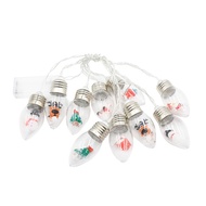 k-bell Battery-powered String Light Party Accessories Waterproof Christmas Globe String Lights Flicker-free Always-on Battery-powered Fairy Light Decoration Perfect