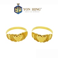 Cincin Love Fashion Bajet Emas 916 Yon Hing