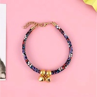 connectshop686 ปลอกคอแมว ปลอกคอสุนัข [Japan Style Collar] ปลอกคอสัตว์เลี้ยงแนวญี่ปุ่น (พร้อมกระดิ่งน