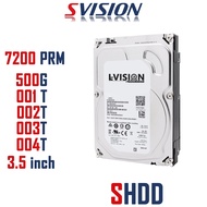 SVISION New Arrival hard disk 3.5inch ฮาร์ดดิสก์ 3.5นิ้ว ขนาด 4TB/2TB/1TB/500G ฮาร์ดดิสก์ใช้กับกล้อง