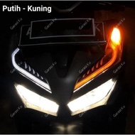 LAMPU ALIS DRL NEW VARIO 160 BONUS DEVIL EYES LAMPU DEPAN SENJA LIS LED VARIASI NEW VARIO 160 2022