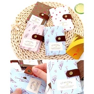 POM Floral Canvas Card Wallet US 20 Card Slots Canvas Card Wallet Imported Motif Canvas Card Wallet