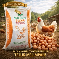 NEW HOPE 623 1 KGa COMPLETE LAYING CHICKEN FEED - HORN ELBA KUB BET LEGHORN LAYING CHICKEN FOOD