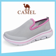 Desert Camel รองเท้ากีฬาผู้หญิงรองเท้าคุณแม่ใหม่ตาข่ายระบายอากาศสบายๆรองเท้าที่ใส่เดินได้อย่างสบาย D