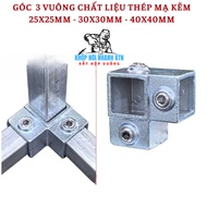 Square Box Iron Coupling 25x25, 30x30, 40x40mm made of super durable galvanized steel
