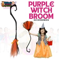 Halloween Witch Broom Detachable For Kids Lightweight Crooked Witch Broom For Witch Costume Accessor