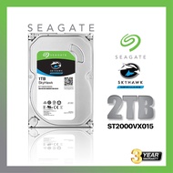 SEAGATE รุ่น ST2000VX015 Harddisk HDD (ฮาร์ดดิสก์) Seagate Skyhawk 2TB