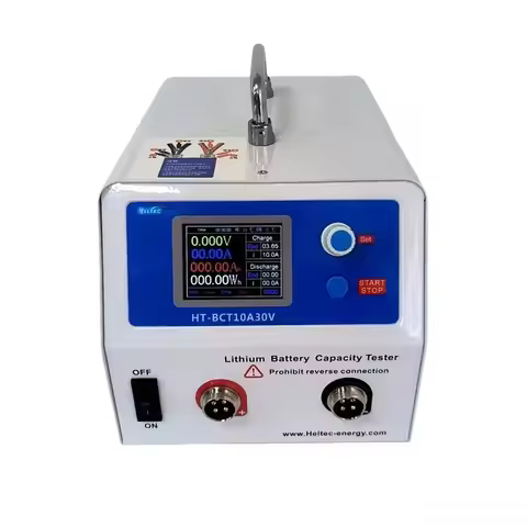 Heltec 10A-50A Charge/Discharge Battery Capacity Tester for 18650/21700 LiPo/LiFePO4 5V/30V Electron