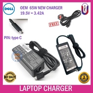 TYPE C DELL CHARGER 65W WITH POWER CABLE