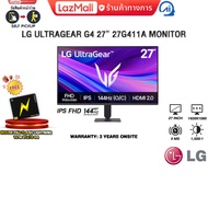 [ผ่อน 0% 3 ด.]LG ULTRAGEAR G4 27” 27G411A-B MONITOR (IPS FHD 144Hz)/ประกัน 3 Years Onsite