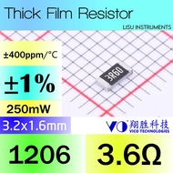 3.6R 1206 ±1% Thick Film Resistors SMD Chip Resistor 3R60 3R6 3.6R