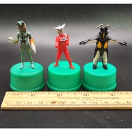 มินิฟิกเกอร์ งานฝา หายาก Ultraman Leo Alien Baltan Zetton mini figure Bottle Cap Limited Edition 2003 RARE