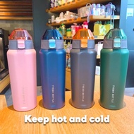 Tyeso Tumbler Vacuum Insulated Thermos Flask Stainless Steel Flip Cover Water Bottle 600ML