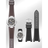 Notched waterproof silicone watch strap for Patek Philippe Nautilus series 5711 5712G watch accessor