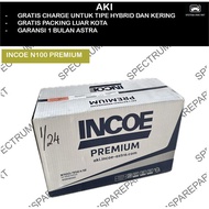 INCOE N100 PREMIUM CAR BATTERY (95E41R) ORIGINAL ASTRA 12V 100AH BUS - GENSET - TRUCK - ENGINE - KOM