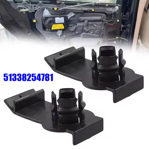 51338254781 8218383 Front Left Right Window Regulator Guide Clips Bracket For BMW X5 E53 E46 3ER