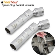 Spark Plug Removal Tool 14mm16mm Spark Plug Socket Adapter Socket Head Socket Magnet Thin-Walled 3/8