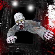 Haunted House Ghost Prop with Motion Crawling Effect and Sound Sensor