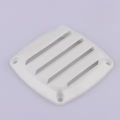 3inch Marine Air Vent Grille Ventilation Ducting Louver Cover Plastic for Yacht Yacht Air Outlet Lou