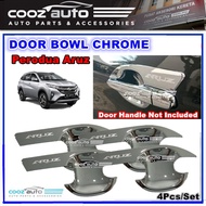 Perodua Aruz Door Bowl Cover Chrome Moulding Protector Guard