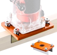 Trimming Machine Slotted Bracket Wood Router Locator Tool With Stopper 2Pcs
