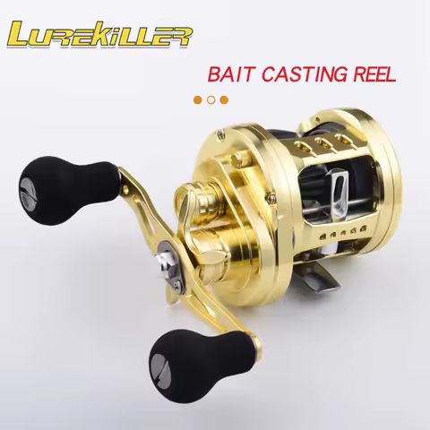 Lurekiller Full Metal Baitcasting Fishing Reel 30R 8+1BB 12kg Drag Power Ocean Boating Fishing Reel