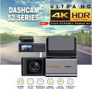 4K Dash Cam Front Rear | Wi-Fi | Night Vision | Dash cam | dashcam | dashcam car| dashcam kereta | c