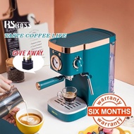 BS BOSS Espresso Coffee Machine With Water Filter Cartridge Pump Steam 20 Bar 1.2 L Capacity