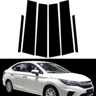 【2025 New】6Pcs Window Door Pillar Posts For Honda City GN1/2/3/5/6/7 Sedan/Hatchback 2020-2023 Colum