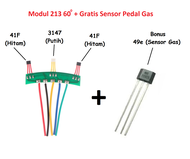 Modul Sensor Magnet Motor Kabel PCB-213 213 Hall 60 deg 314 Hall Sepeda listrik