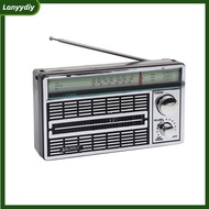lA AM FM SW Radio With Telescopic Antenna Knob Adjustment Radio Speaker Battery Operated Portable Radio Player Best