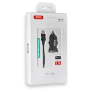 [BEST PRICE] XO - TZ08 Dual USB Car Charger Comes with Micro USB/ip/Type C Cable