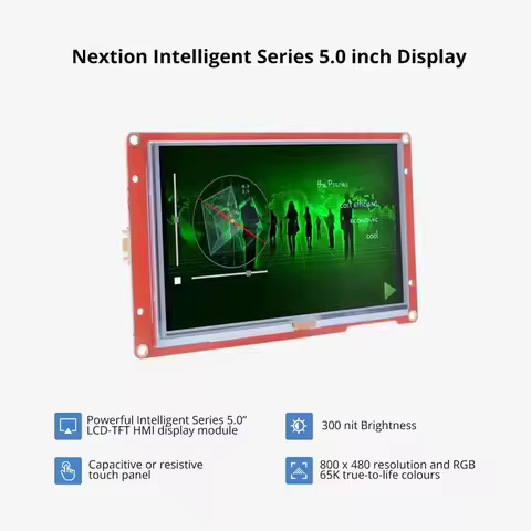Nextion Genuine NX8048P050-011R/NX8048P050-011C Human-machine Interaction Interface 5-inch HMI