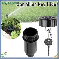 AKIYAMAMIO Key Cash Box, Waterproof Impact Resistant Sprinkler Key Hider, Outdoor Simulated Sprinkle