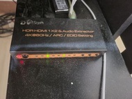 Digisun AHU272 HDMI 2.0 轉HDMI+音訊擷取器 HDMI+SPDIF+R/L