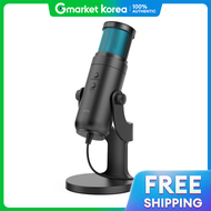 ไมโครโฟนคอนเดนเซอร์ MIC-28 สำหรับการถ่ายทอดสด ASMR สวิงไฟ RGB พร้อมเชื่อมต่อ USB