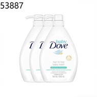 baby bath ➳Baby Dove Hair to Toe Baby Bath Sensitive Moisturizing Baby Soap 1L x3 Special Offerღ