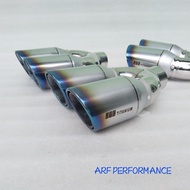 REPLIKA MUFFLER TAILPIPE 3.5 inch branch JTC TITANIUM (replacement) original ARF PERFORMANCE