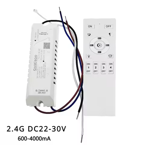2.4G App LED Driver 600mA-4000mA 24V Output Constant Voltage 2Pin Bicolor Parallel LED Strip Power S
