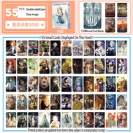 Game Identity V Laser Small Card LOMO 55Pcs Little Cartoon Collection Paper Card Kid Gift In A Three