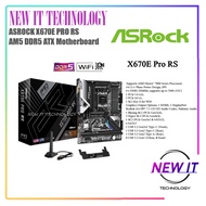 ASRock X670E Pro RS AM5 X670 DDR5 PCIe 5.0x16 Front USB3.2 Gen2x2 Type-C Realtek 2.5G LAN WiFi 6E AM