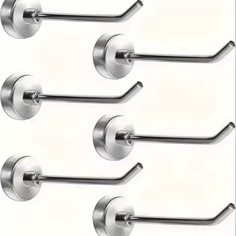 5pcs Magnetic Hook, Heavy Duty Magnet Hook, Magnetic Cruise Hook Hanging, Large Metal Magnetic Hook,