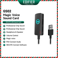 Edifier Hecate GS02 USB 7.1 Virtual Surround Externa Gaming Sound Card