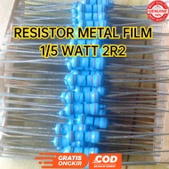 0.5W 2R2 METAL FILM RESISTOR 1/ 5 WATT