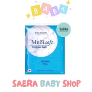Medisoft 120-pack COTTON BALL - Round COTTON - Baby COTTON BALL