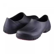 safety s Kasut Kitchen/Kitchen Shoes/Chef Shoes BLACK