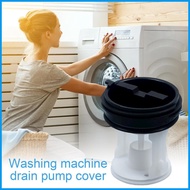 Washer Drainage Pump Seal Cover Washer Machine Drain Outlet Plug Cover Fluff Filter Laundry Replacement Part for hjusg